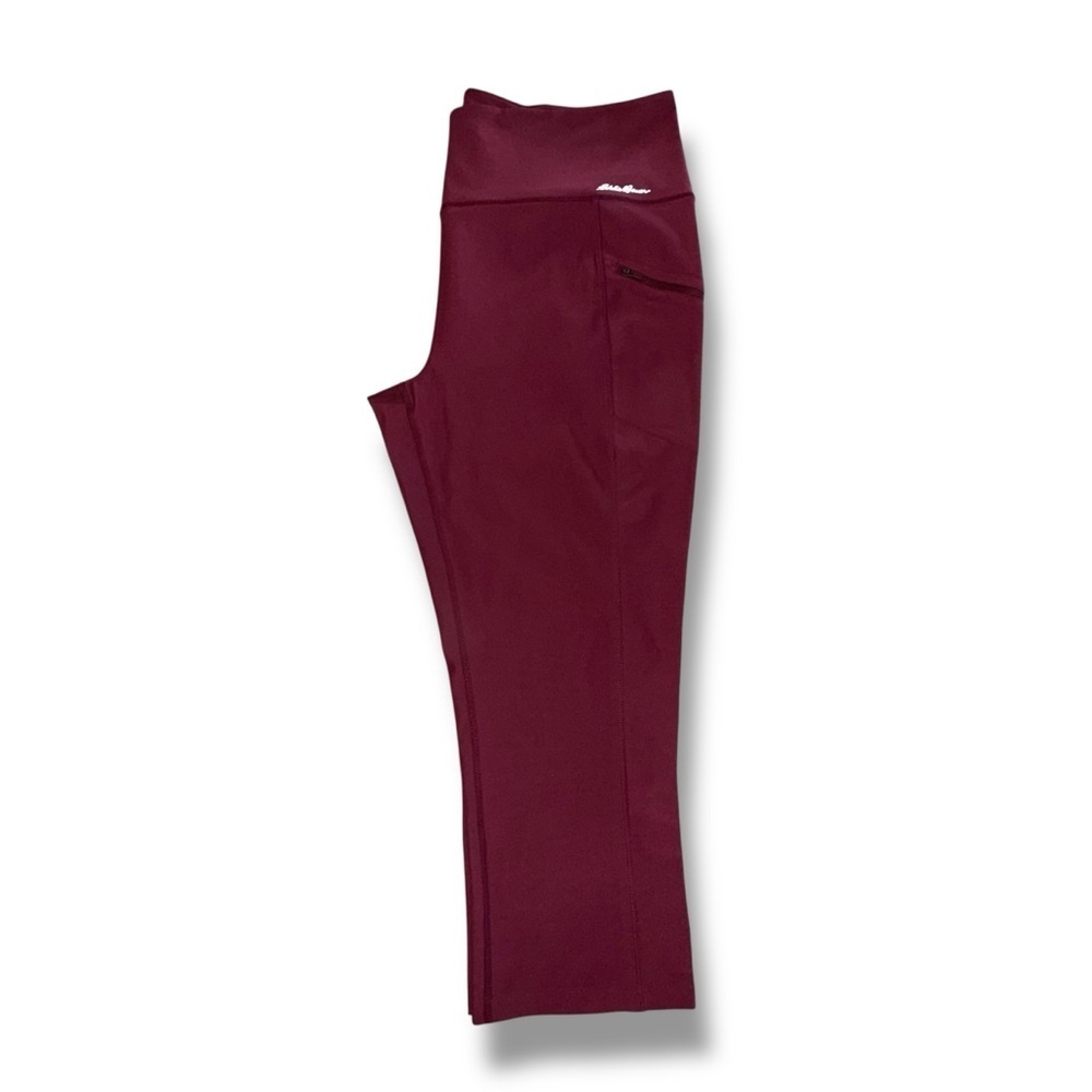 EDDIE BAUER Women’s Trail Tight Capris - High Rise Dark Berry XL - Picture 12 of 12